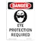 Signmission OSHA Sign, Eye Protection Required, 5in X 3.5in Decal, 3.5" W, 5" H, Portrait, OS-DS-D-35-V-1225 OS-DS-D-35-V-1225 - alternate 1